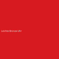 Leichte Bronze-Uhr