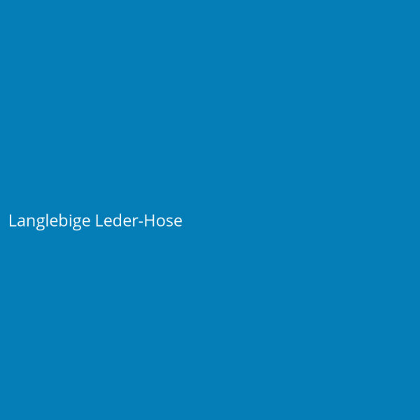 Langlebige Leder-Hose