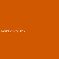 Langlebige Leder-Hose