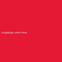 Langlebige Leder-Hose