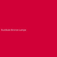Rustikale Bronze-Lampe