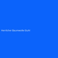 Herrlicher Baumwolle-Stuhl