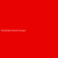 Rustikale Granit-Lampe