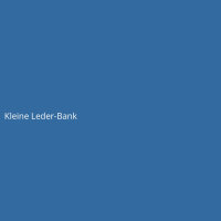 Kleine Leder-Bank
