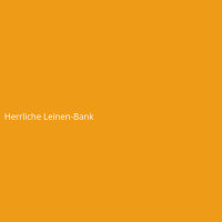 Herrliche Leinen-Bank
