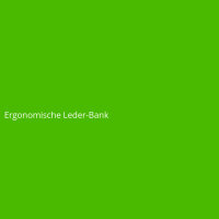Ergonomische Leder-Bank