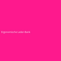 Ergonomische Leder-Bank