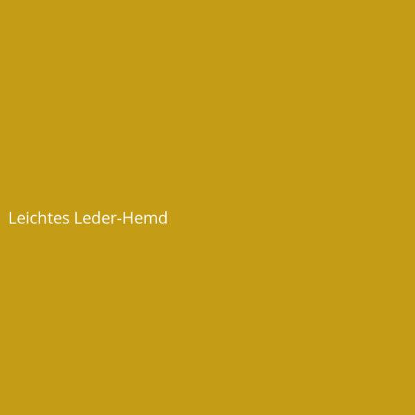 Leichtes Leder-Hemd