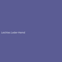 Leichtes Leder-Hemd