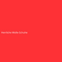 Herrliche Wolle-Schuhe